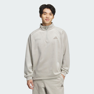 25新款adidas阿迪达斯男拉链半开襟套头运动衫卫衣KR0222/KR0223