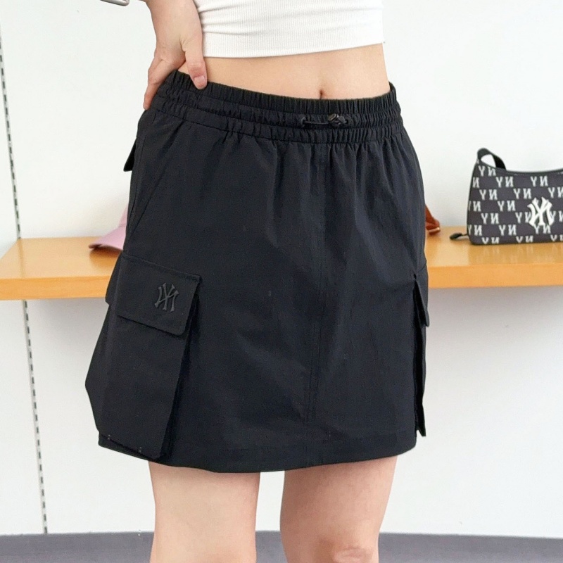 MLB女款短裙NY小标凉感工装裙