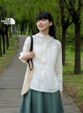 TheNorthFace北面户外女子25春夏新款连帽轻薄防晒皮肤衣外套8C13