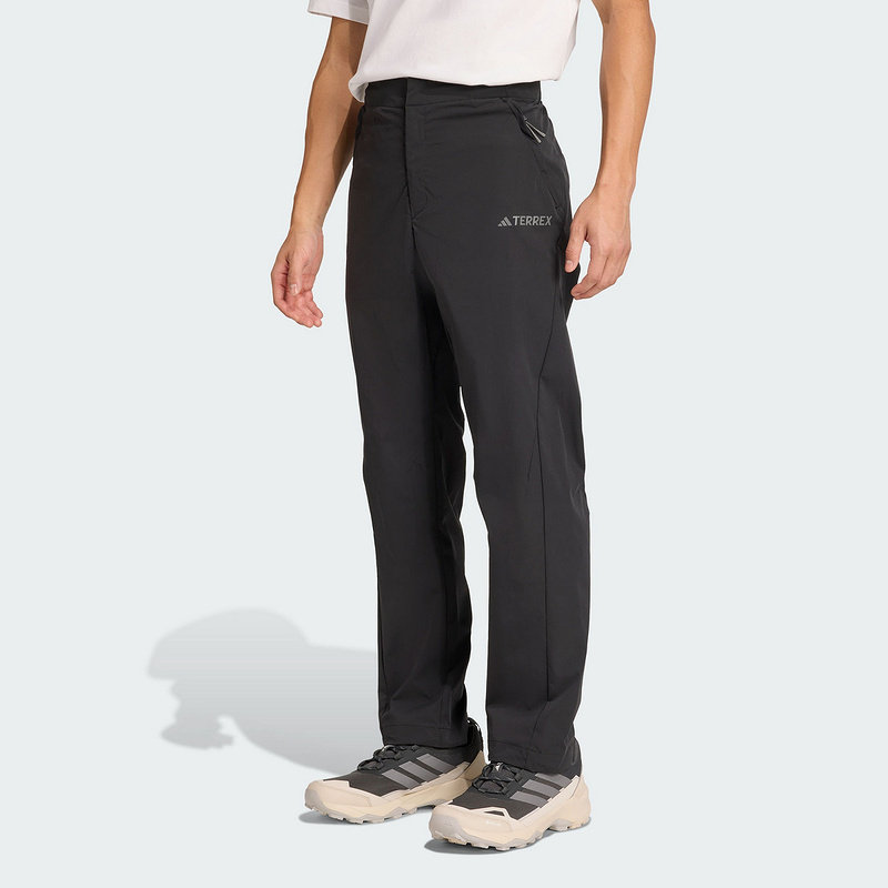 25新款adidas阿迪达斯男子运动休闲长裤户外拒水梭织运动裤JV6155