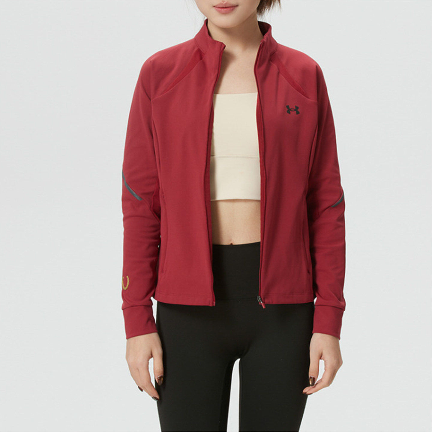 26春季新款安德玛UA女子运动休闲户外修身跑步夹克外套6014318,运动服/休闲服装,运动茄克/外套,淘宝优惠券,粉丝福利购,淘宝优惠卷