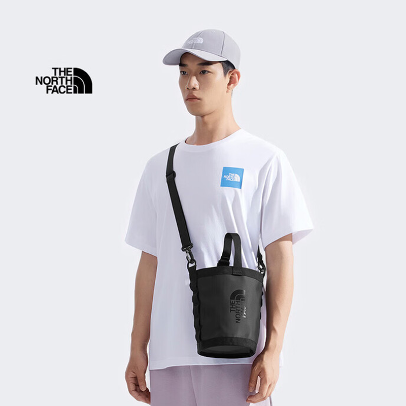 TheNorthFace北面单肩包男女款户外便携旅行休闲水桶包斜挎包8DJP - 实物图