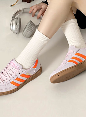 25秋季新款adidas阿迪达斯板鞋女款HANDBALL百搭运动德训鞋JS0250