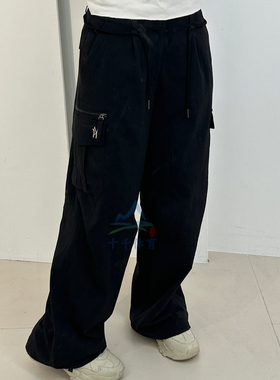 MLB运动裤女子春季26新款时尚复古宽松梭织休闲直筒长裤3FWPV0161