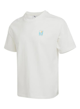 25秋季新款PUAM彪马t恤男子运动健身跑步透气休闲白色短袖 633872