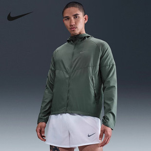 25秋季新款NIKE耐克梭织外套男子跑步运动连帽薄款防风夹克DD4747