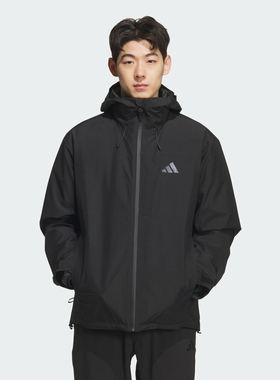 Adidas阿迪达斯男保暖三合一羽绒连帽运动茄克外套KQ5501/KQ5502