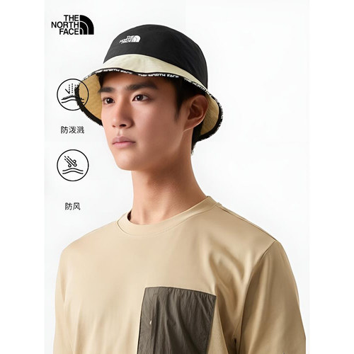 北面户外防水遮阳渔夫帽