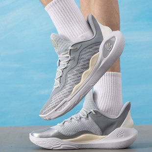 UA安德玛情侣篮球鞋男女CURRY 11 YW缓震训练休闲运动鞋3027723