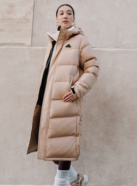 阿迪达斯男女长款帽羽绒服KF6741/KF6742/KF6743/KF6744/KF6745