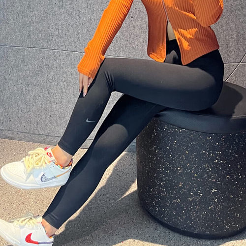 Nike耐克女子速干高腰九分紧身裤