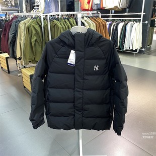 秋冬新款 NY学院风运动休闲保暖连帽外套3ADJB2036 MLB羽绒服男女款