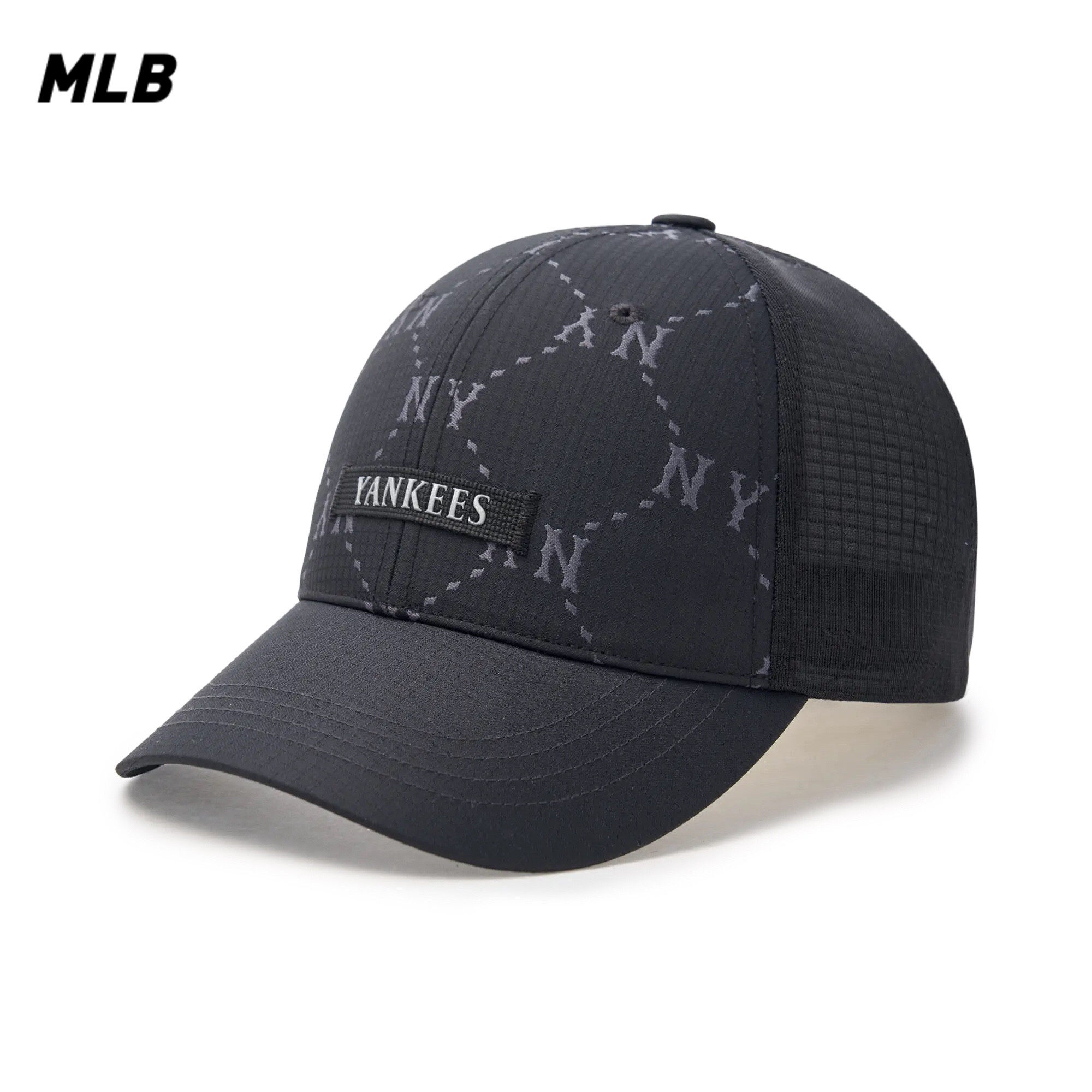 MLB男女NY钻石老花网纱棒球帽