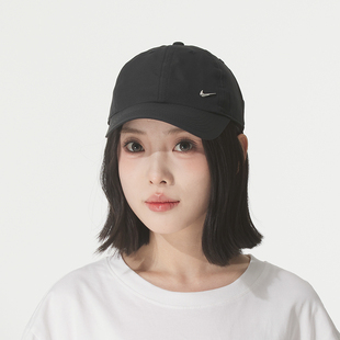 Nike耐克儿童粉色鸭舌帽男女帽子2025夏季新款运动帽棒球帽FB5064
