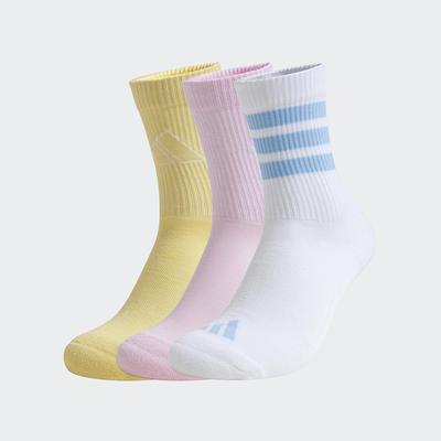 阿迪达斯女中筒袜舒适袜子三双装