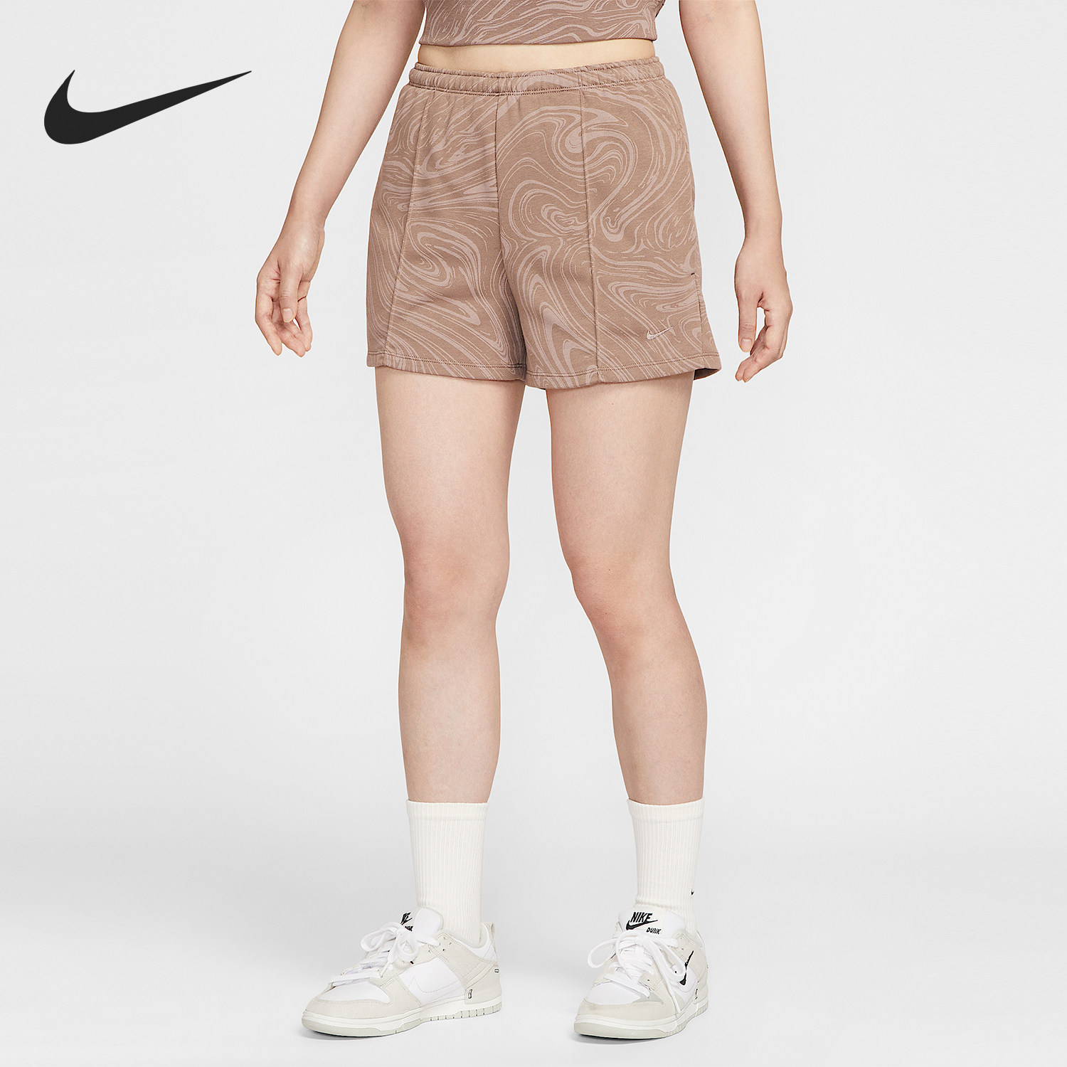 25夏季新款Nike耐克Sportswear女士针织运动透气休闲短裤HV2392,运动服/休闲服装,运动中长裤／短裤,淘宝优惠券,粉丝福利购,淘宝优惠卷