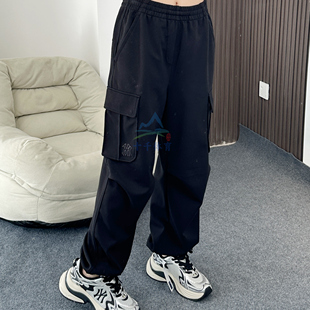 25秋季新款MLB长裤男女NY刺绣束脚工装裤休闲休闲运动裤3APTB0554