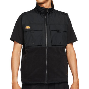 Nike耐克男子24春季NBA休闲舒适宽松棉服保暖加厚运动马甲FD8452