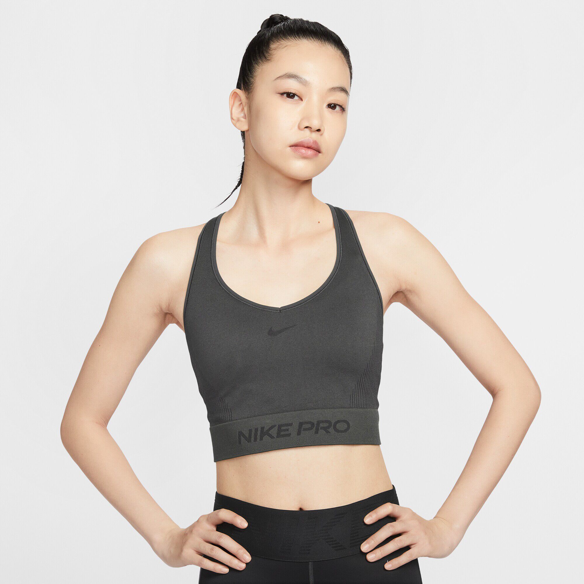 NIKE耐克PRO女紧身训练短款背心