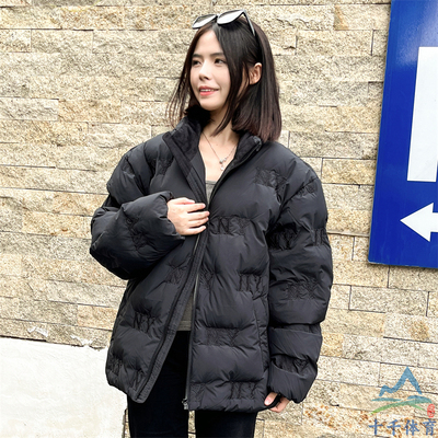 MLB运动NY刺绣保暖立领羽绒服