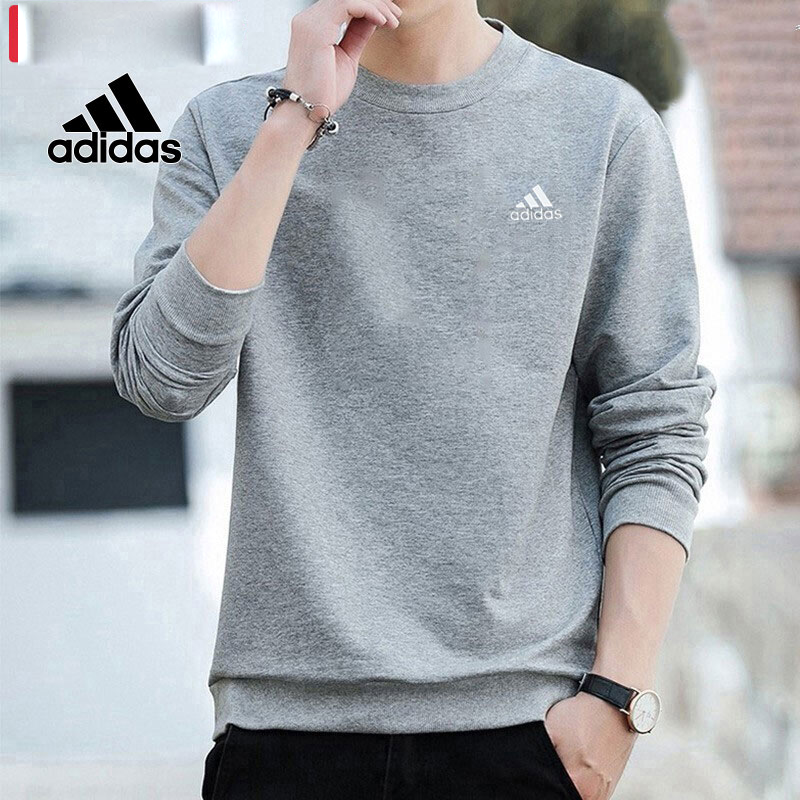 阿迪达斯男子圆领运动长袖卫衣