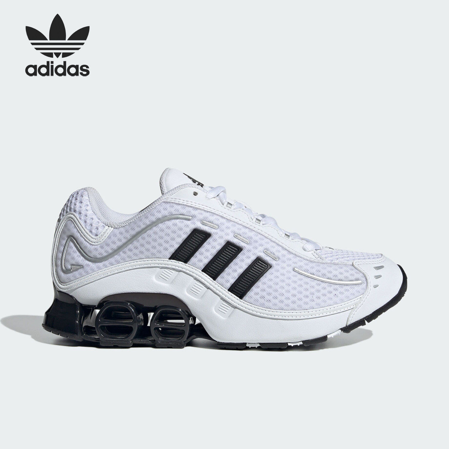 Adidas阿迪达斯三叶草男女气垫休闲透气低帮缓震训练运动鞋JH5520