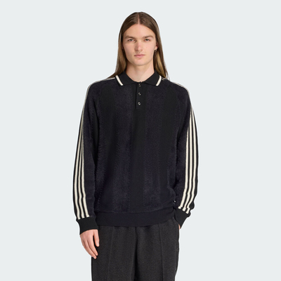 阿迪达斯三叶草运动毛衣套头衫男