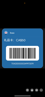 加拿大ESSO加油卡永久可屯