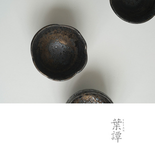 叶谭 桃山房抱月杯 圆口杯斗笠杯全手作主人杯一物一拍可视频挑选