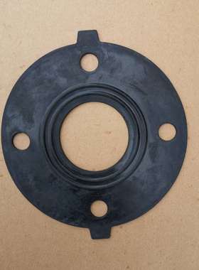 upvc法兰垫片黑色橡胶密封圈有孔垫片DE50\63\75\90\110\160\200