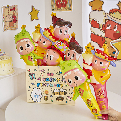 可爱新款星星人物手持棒