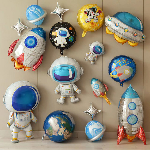 太空主题卡通铝膜气球