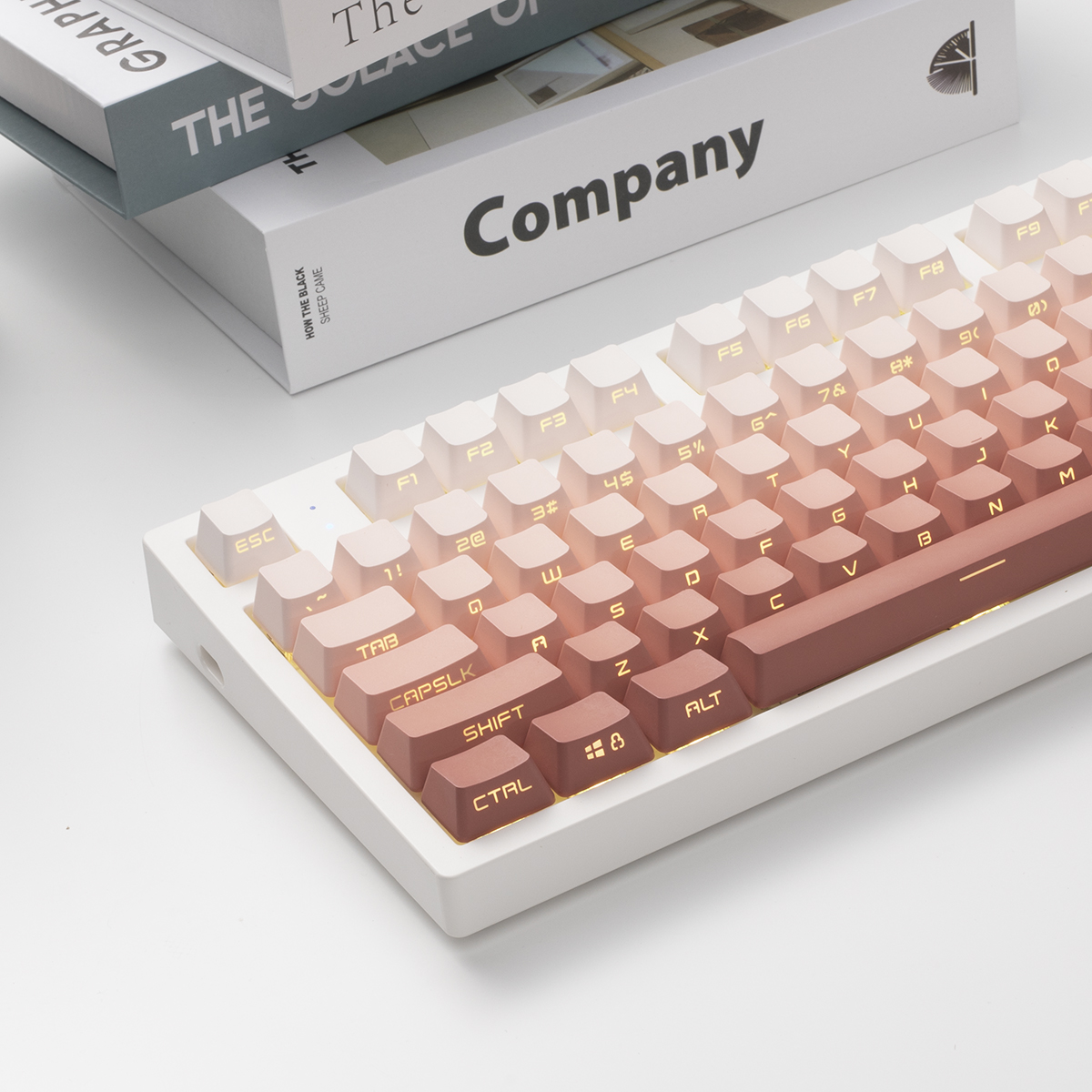 腹灵MK870客制化87键机械键盘