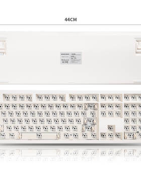 漫步猫Z108三模gasket结构无线蓝牙机械键盘办公游戏静音麻将音