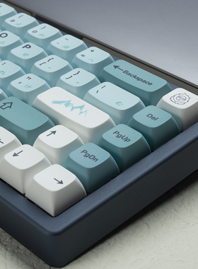 冰山键帽xda高度pbt材质热升华646875/84/87/104/108冰川键帽