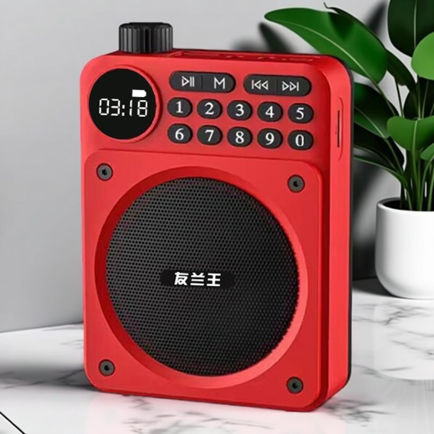 友兰便携式音响小型迷你插卡音箱音乐播放器老人专用收音机随身听