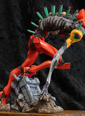 现货WF2016 新世纪福音战士EVA 二号机兽化版 GK手办 完成品