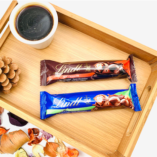 Noccionoir 现货 瑞士莲lindt 推荐 榛仁榛子夹心巧克力棒 新品