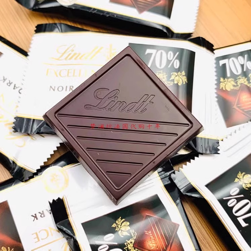 现货 法国瑞士莲70%,85%黑巧迷你排块咖啡伴侣可可含量高