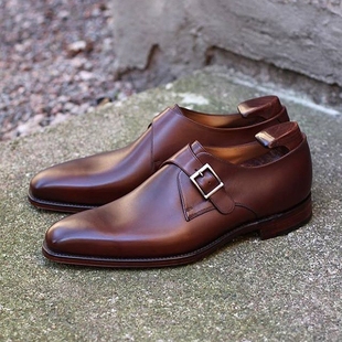 LOAKE Medway_F 1880 Legacy 英国名鞋 男士手工固特异孟克鞋 3色