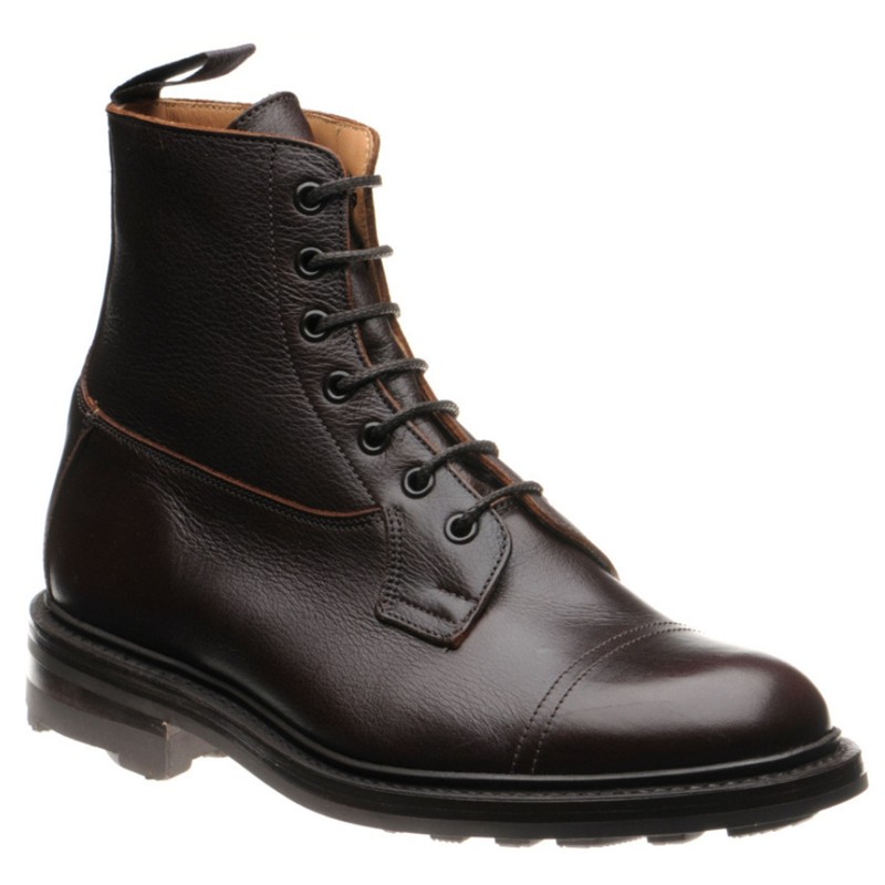 特价 Tricker's Grassmere_F 英国名鞋男固特异手工羚羊皮靴 双色