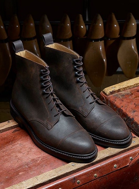 Crockett&Jones Coniston_E 英国名鞋 男士固特异手工做旧皮靴