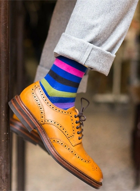 LOAKE 1880 Chester_F 英国名鞋 男士手工固特异布洛克皮鞋 2色