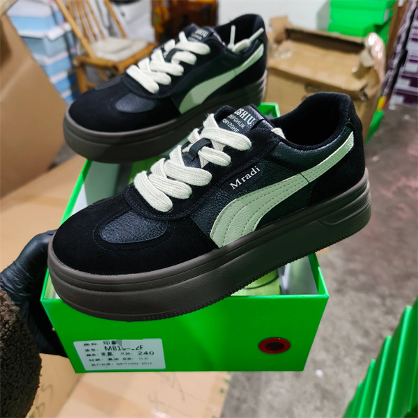 实体店男鞋2025冬季加绒真皮厚底德训鞋板鞋休闲鞋百搭印象819-12