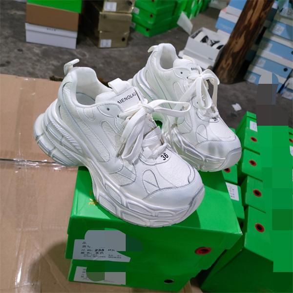 真皮加绒做旧擦色老爹鞋女2024冬季运动小白鞋厚底休闲鞋印象860