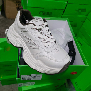 印象2570 实体店女鞋 运动休闲鞋 加绒保暖真皮老爹鞋 2025冬季