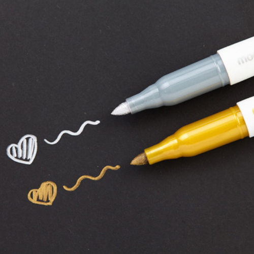 慕那美记号笔油性不易褪色