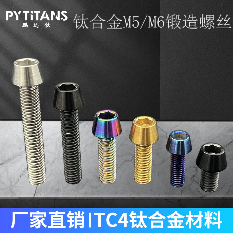 PYTITANS钛合金锥头螺丝