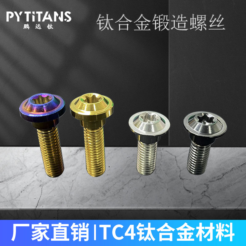 PYTITANStc4钛合金带台阶螺丝