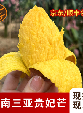 海南三亚树上熟贵妃芒果红金龙新鲜应季热带水果五斤高档礼盒装